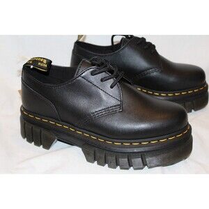 Dr Martens Women's Audrick 3-Eye Platform Shoes Black Women's NWOB $170